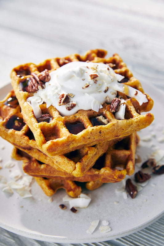 Carrot Cake Waffles