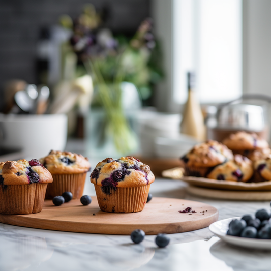 Blackberry and Dark Chocolate Muffins