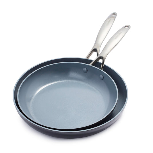 Valencia Pro Ceramic Non-Stick 26cm and 30cm Frypan Set