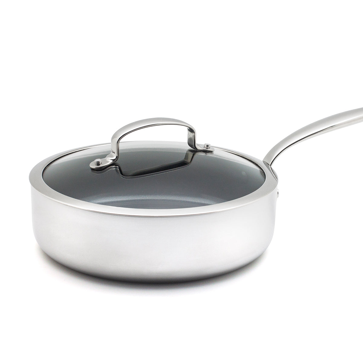 Barcelona Evershine Ceramic Non-Stick 3.1-Litre Sauté Pan with Lid