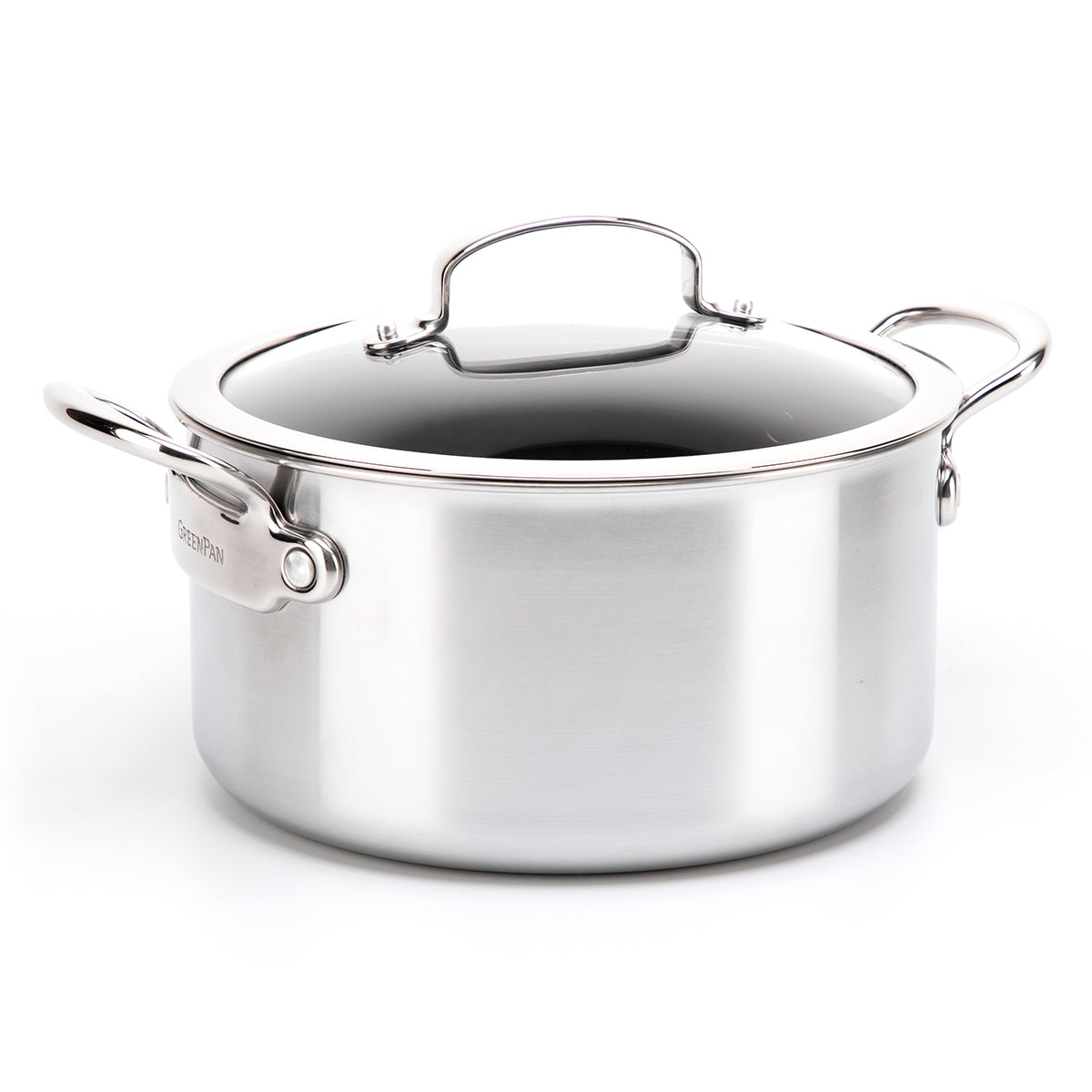Barcelona Evershine Ceramic Non-Stick 5.68-Litre Stockpot with Lid