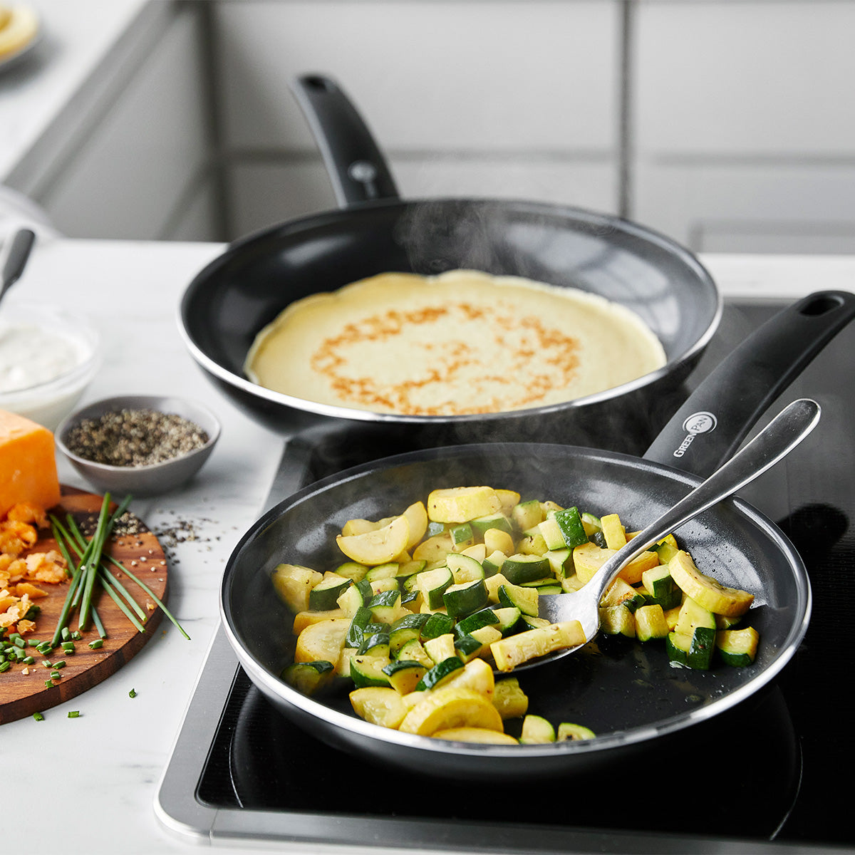 Cambridge 2pc Frying Pan Set 24+28cm