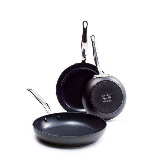 Barcelona Ceramic Non-Stick 20cm, 24cm and 28cm Frypan Set