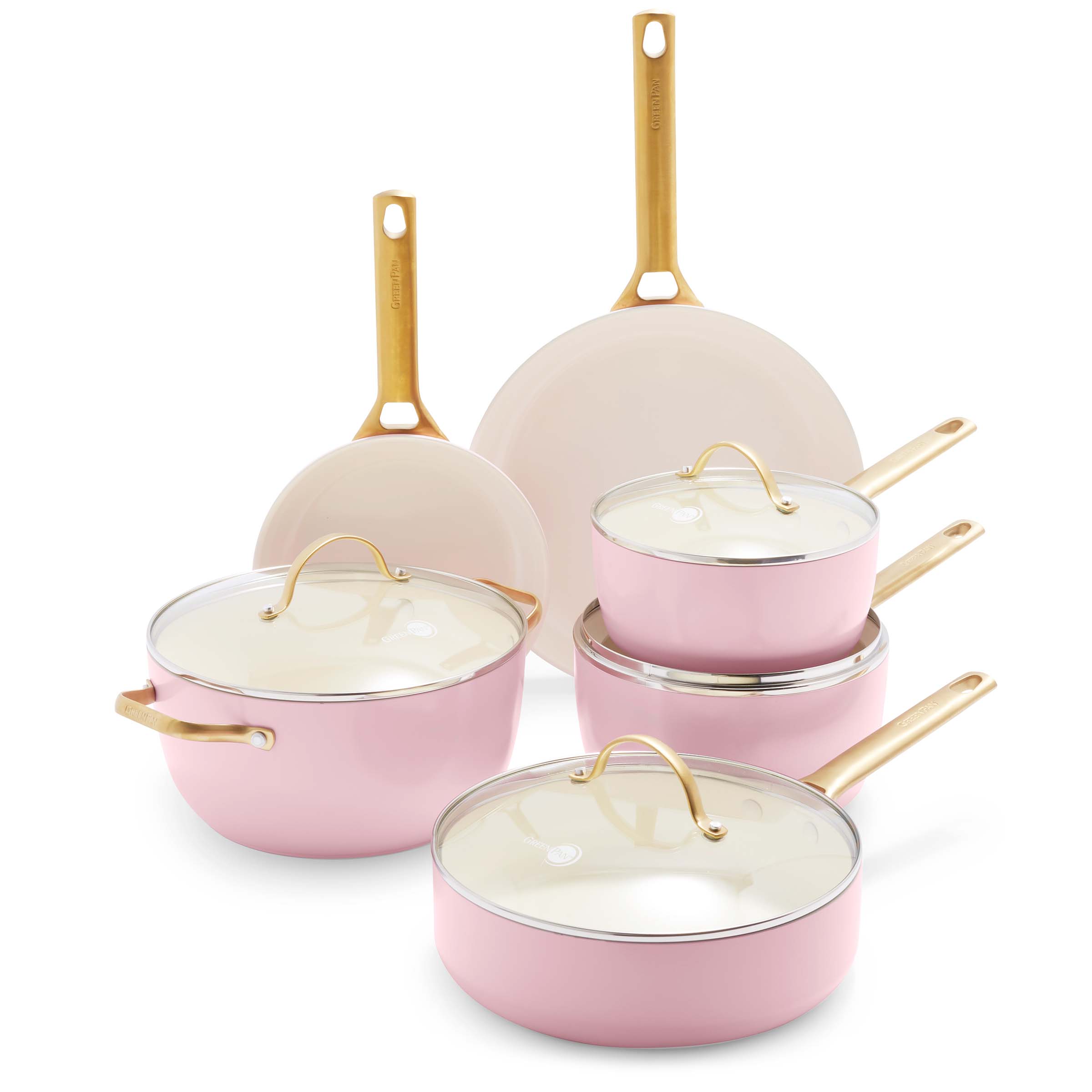 Reserve 10-Piece Cookware Set, Blush