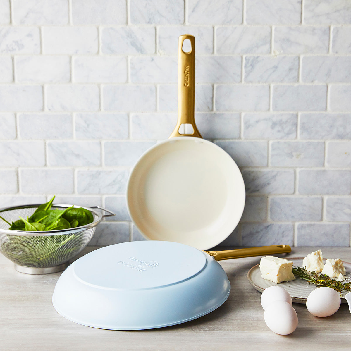 Reserve 10-Piece Cookware Set, Light Blue