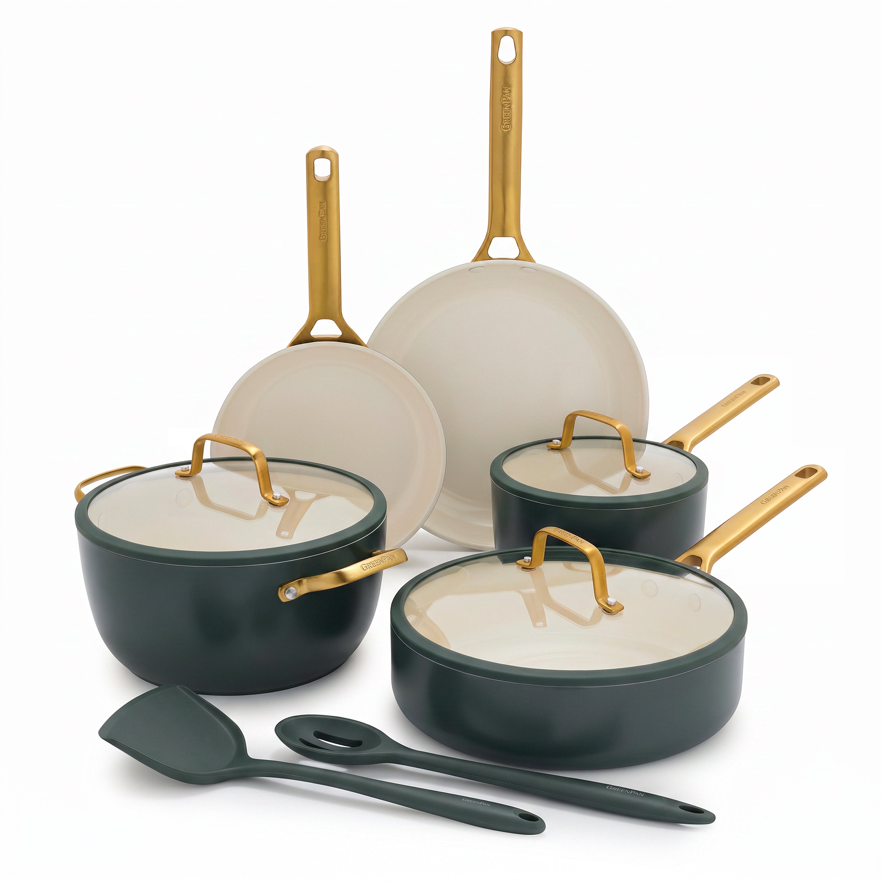 Reserve Pro 10-Piece Cookware Set, Pine Green