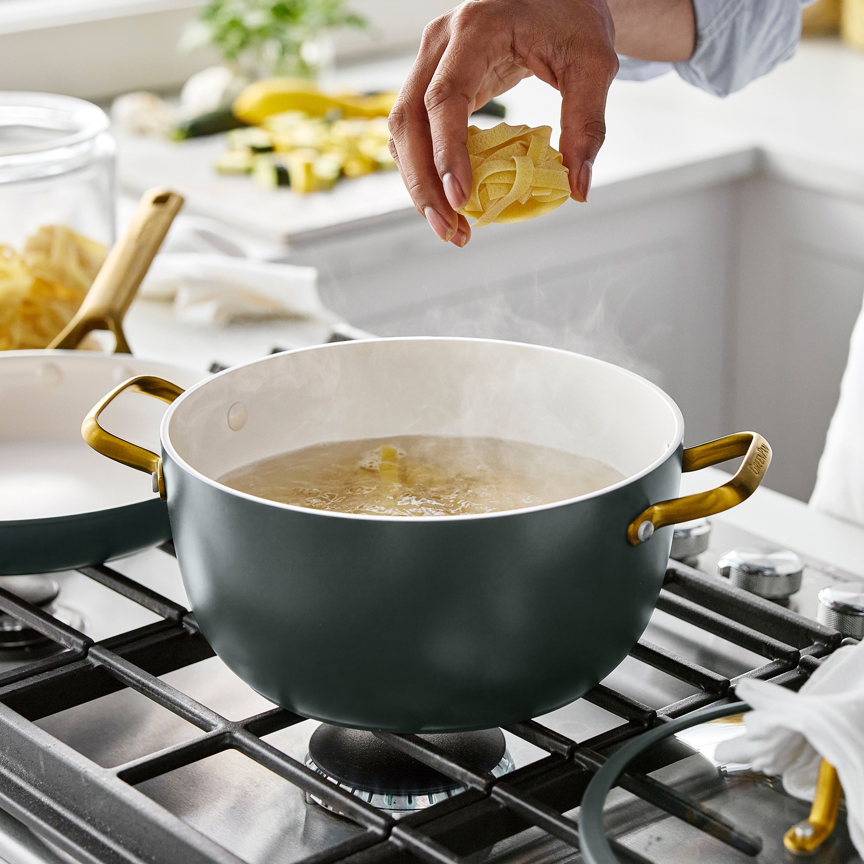 Reserve Pro 10-Piece Cookware Set, Pine Green