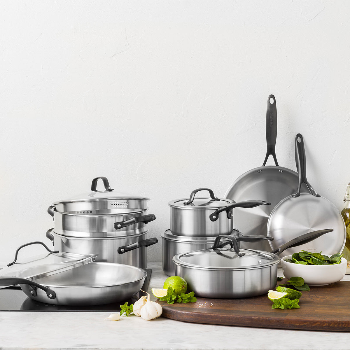 Venice Pro Noir 14-Piece Cookware Set