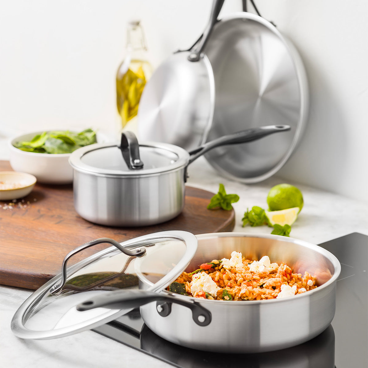 Venice Pro Noir 14-Piece Cookware Set