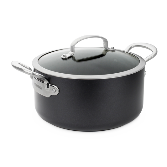 Barcelona Ceramic Non-Stick 5.1-Litre Stockpot with Lid
