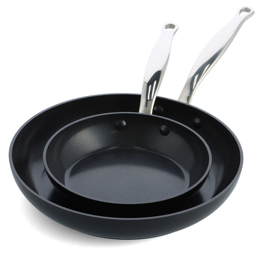 Barcelona Ceramic Non-Stick 20cm and 28cm Frypan Set