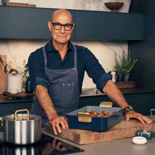 Stanley Tucci™ Ceramic Non-Stick Lasagna Pan | Marino Blue