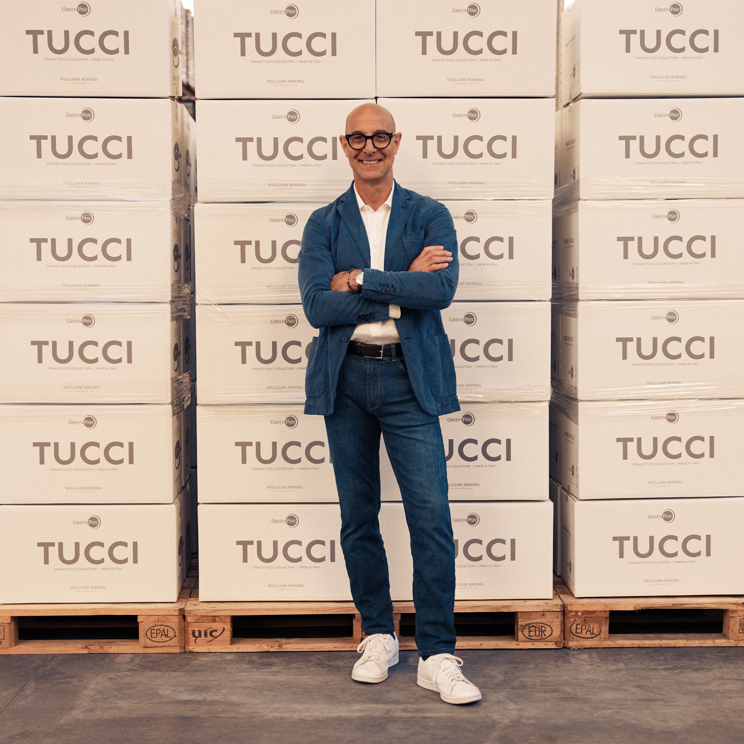 Stanley Tucci™ Uncoated Stainless Steel 11-Piece Cookware Set