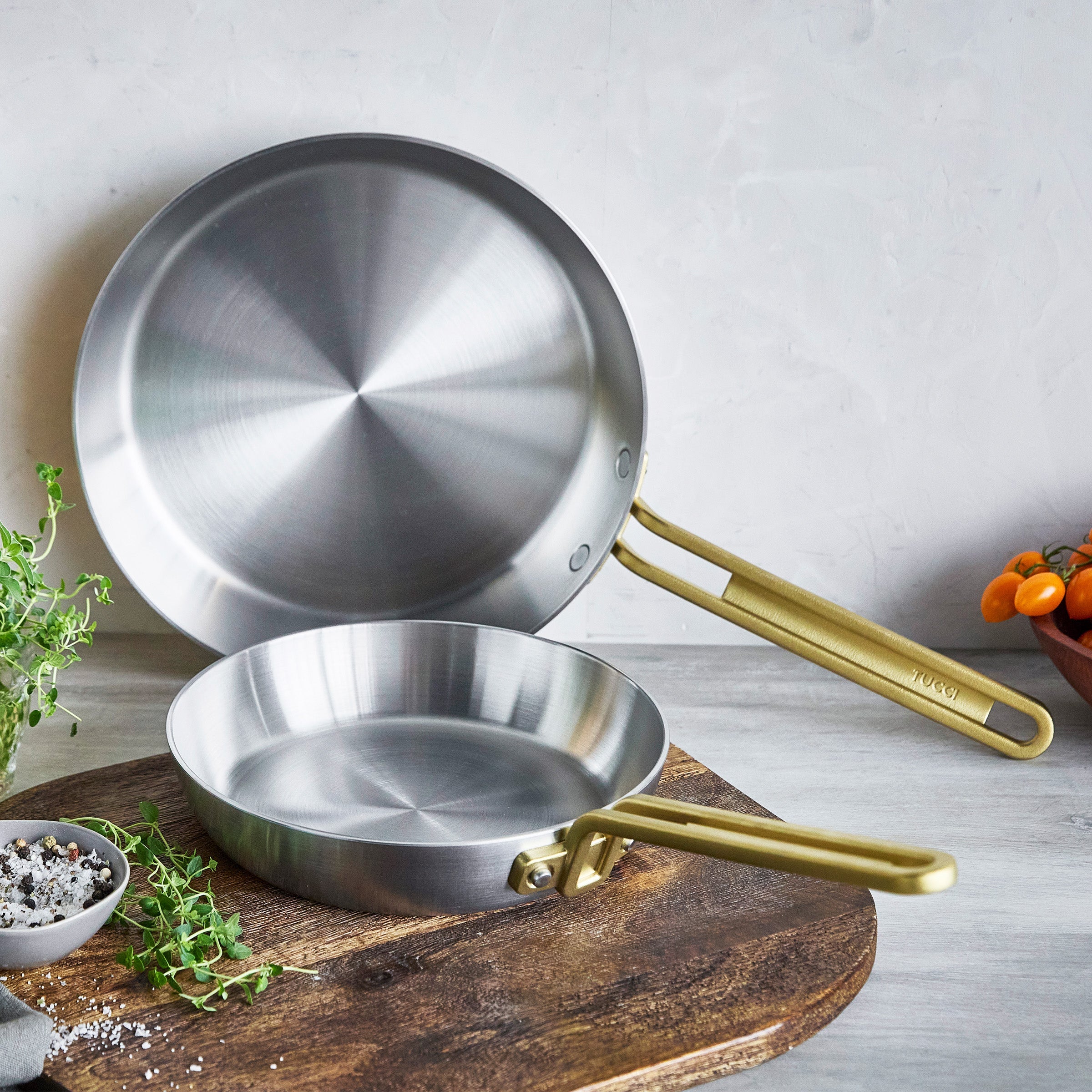Stanley Tucci™ Uncoated Stainless Steel 11-Piece Cookware Set