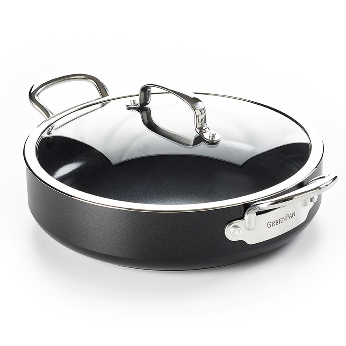 Barcelona Ceramic Non-Stick 30cm Everyday Pan with Lid
