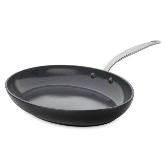 Barcelona Ceramic Non-Stick Oval Fish Sauté Pan