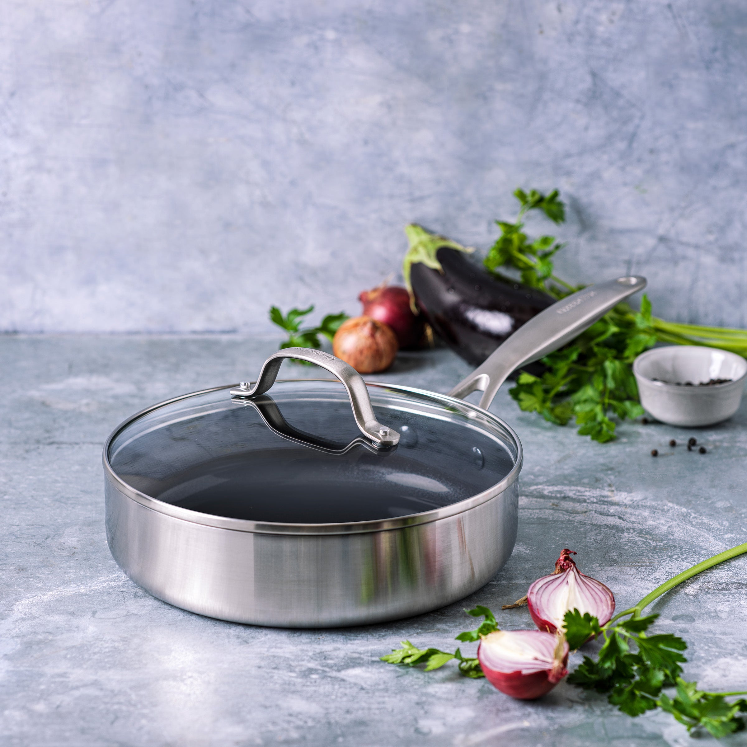 Geneva Covered Sauté Pan 24cm