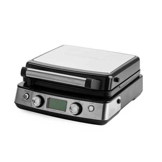 Waffle maker Glossy Black (incl. 2 sets of waffle plates)