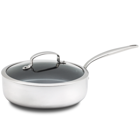 Barcelona Evershine Sauté Pan with Lid 24cm